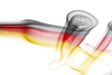 Almanya bayrağı duman