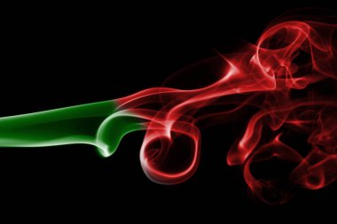 Portekiz bayrağı duman