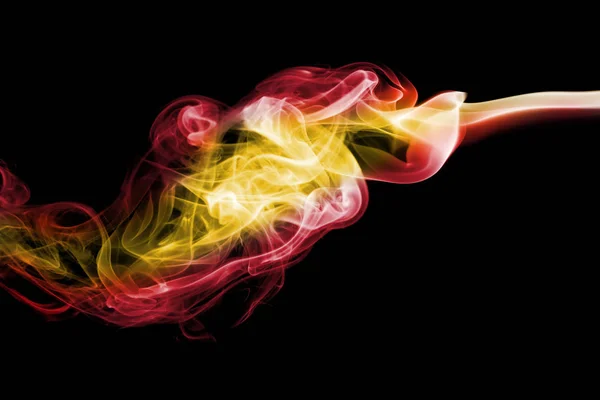 Spain flag smoke — Stock Photo, Image
