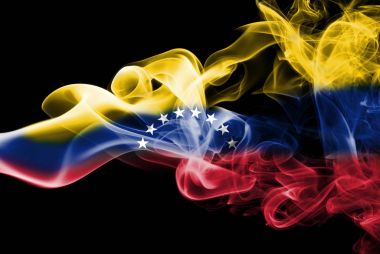 Venezuela duman bayrak
