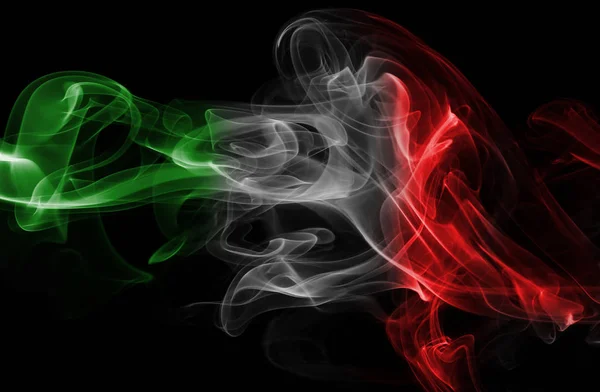 Italia bandera humo —  Fotos de Stock