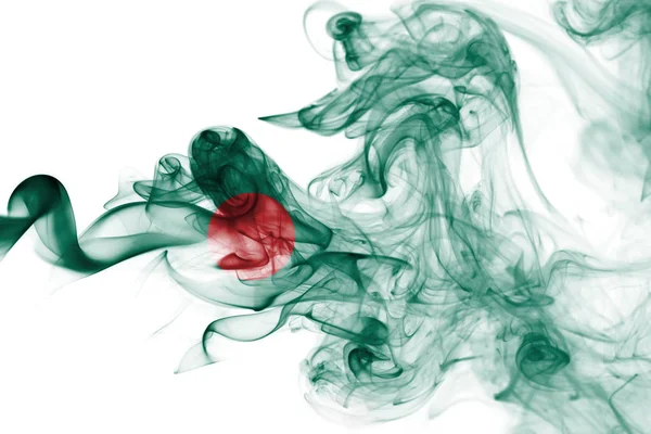 Bangladesh smoke flag — Stock Photo, Image