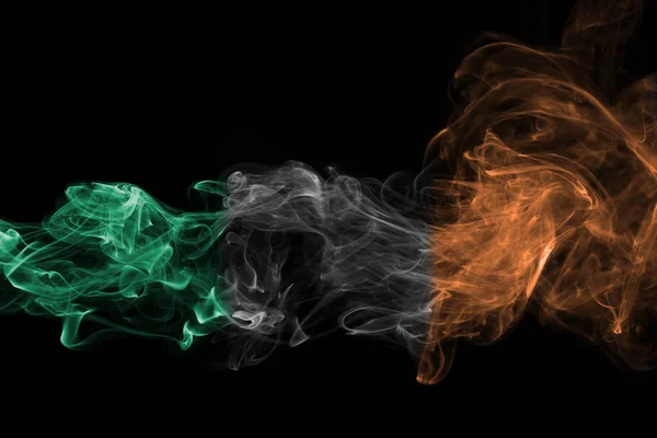 アイルランドのフラグの煙 — ストック写真