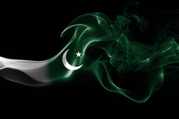 Duman Pakistan bayrağı — Stok fotoğraf