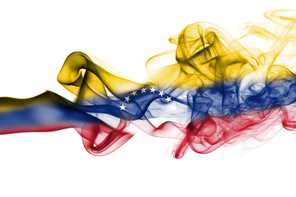 Venezuela smoke flag — Stock Photo, Image