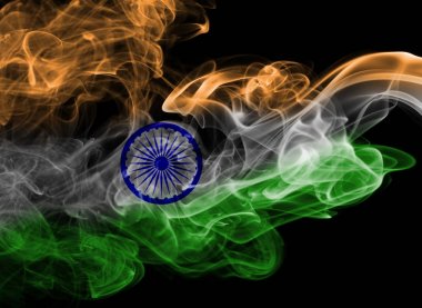 Hindistan bayrağı duman