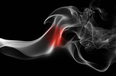 Japonya bayrağı duman