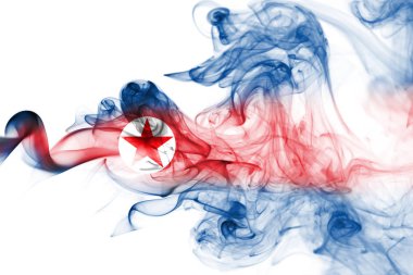 Kore Demokratik Halk Cumhuriyeti Ulusal duman bayrak