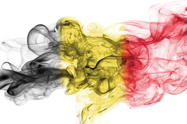 Belgio bandiera fumo — Foto Stock