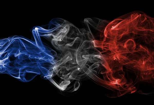 Fransa bayrağı duman