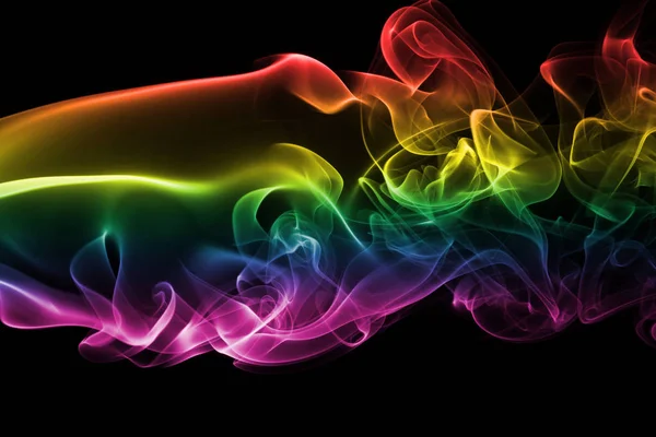 Bandeira de fumo gay — Fotografia de Stock