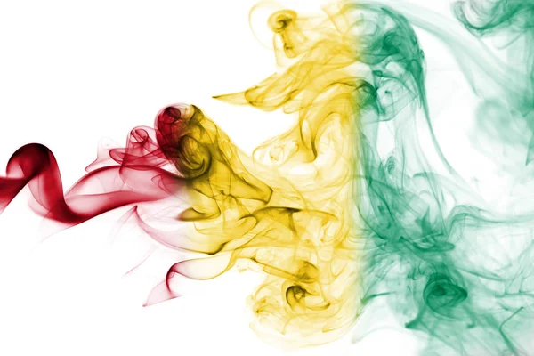 Guinea smoke flag — Stock Photo, Image