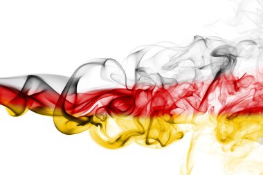 Almanya bayrağı duman