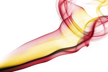 İspanya bayrağı duman