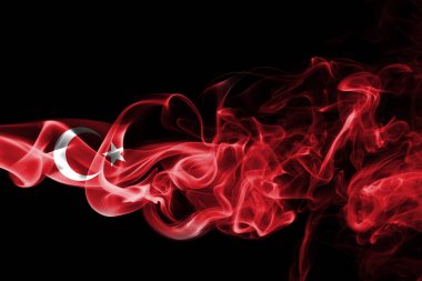 Türkiye'nin bayrak duman