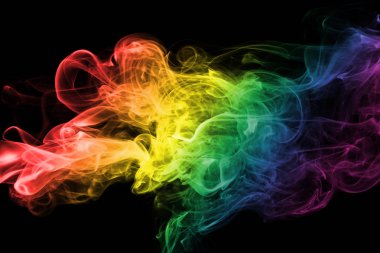 Renkli gökkuşağı duman, Eşcinsel gurur bayrak renkleri, Lgbt topluluk bayrak