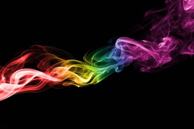 Renkli gökkuşağı duman, Eşcinsel gurur bayrak renkleri, Lgbt topluluk bayrak