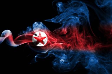 Kore Demokratik Halk Cumhuriyeti Ulusal duman bayrak