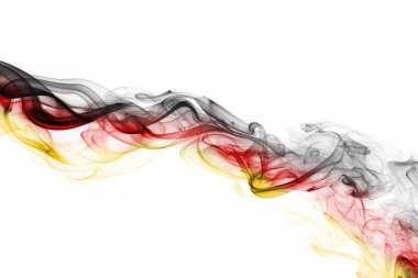 Almanya bayrağı duman