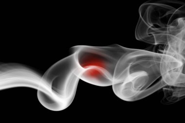 Japonya bayrağı duman