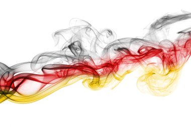 Almanya bayrağı duman