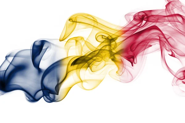 Bandeira de fumo do Chade — Fotografia de Stock