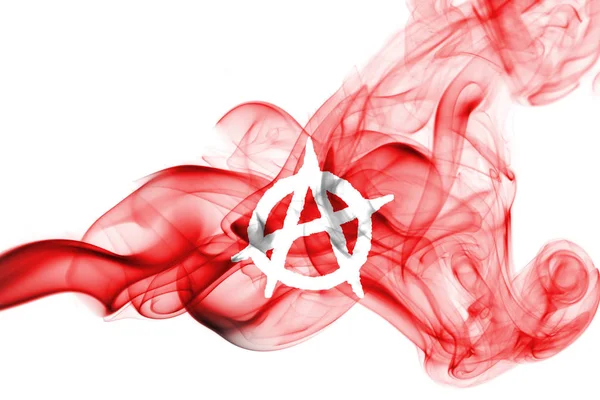 Anarchie-Rauchfahne — Stockfoto