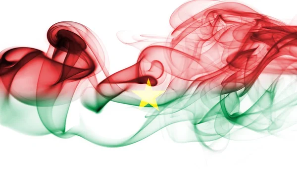 Burkina Faso sigara bayrağı — Stok fotoğraf
