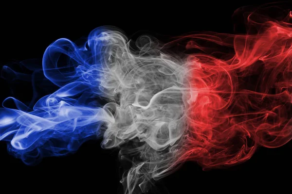 Fransa bayrağı duman