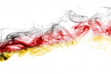 Almanya bayrağı duman