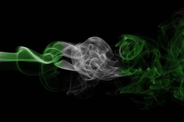 Nigeria bandera de humo — Foto de Stock