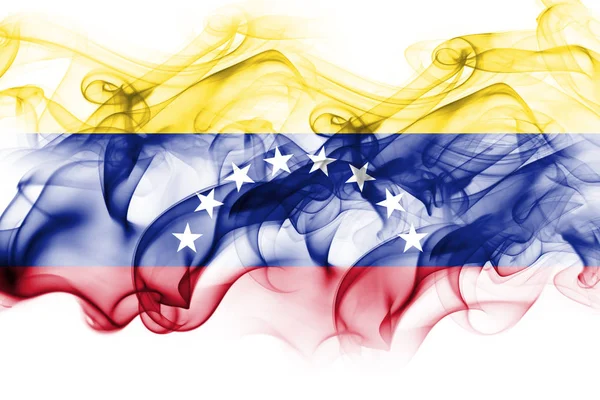 Прапор Венесуели диму — стокове фото