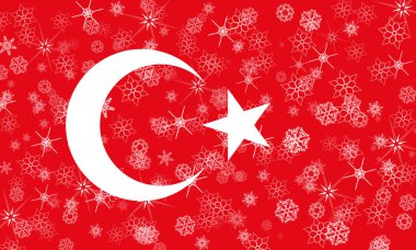 Türkiye'de kış kar tanesi bayrak