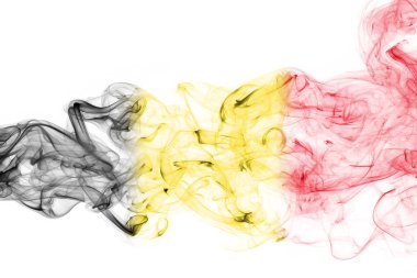 Belçika bayrağı duman