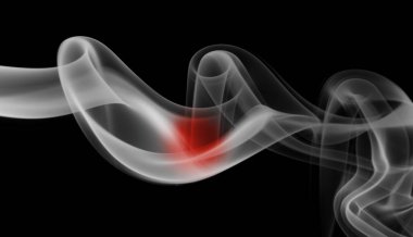 Japonya bayrağı duman