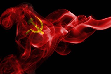 Komünist Ulusal duman bayrak