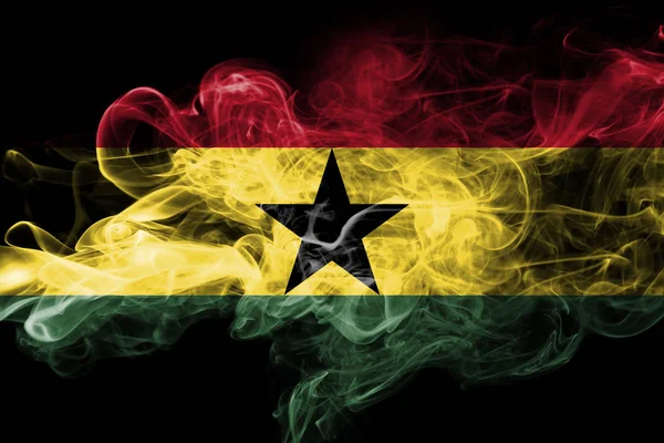 Ghana-Rauchfahne — Stockfoto