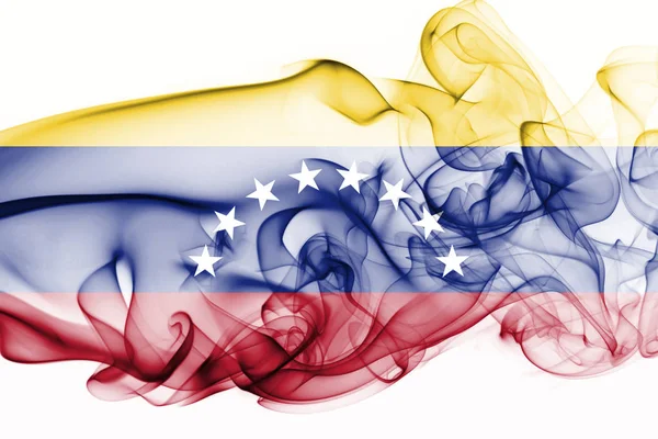 Прапор Венесуели диму — стокове фото