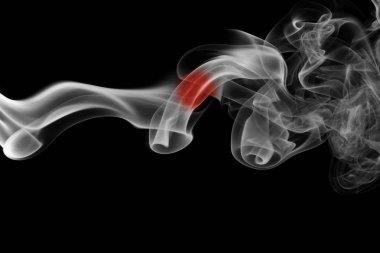 Japonya bayrağı duman