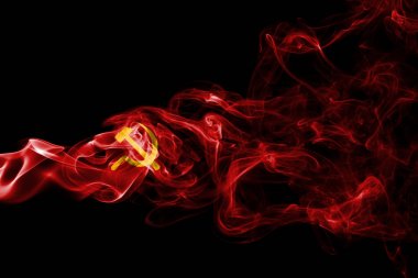 Komünist Ulusal duman bayrak