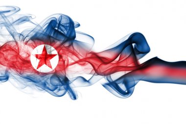 Kore Demokratik Halk Cumhuriyeti Ulusal duman bayrak