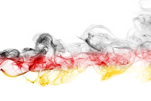 Almanya bayrağı duman — Stok fotoğraf