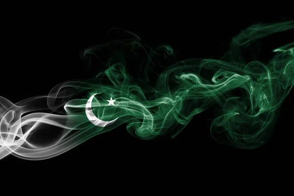 Pakistan steag fum — Fotografie, imagine de stoc