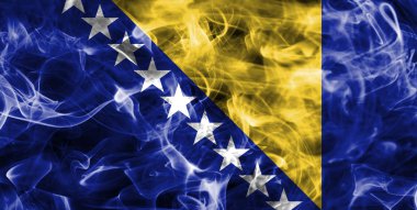 Bosna-Hersek duman bayrağı