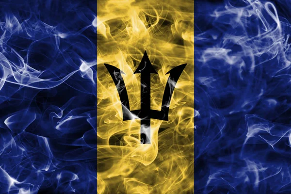 Barbados Rauchfahne — Stockfoto