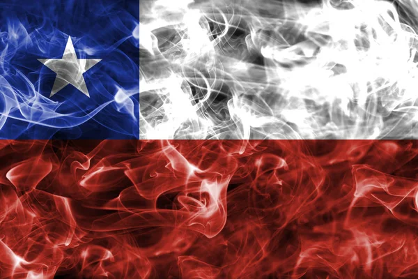 Vlag van Chili rook — Stockfoto