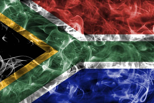 Güney Afrika duman bayrak — Stok fotoğraf