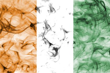 Cote d 'Ivoire duman bayrağı