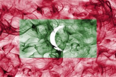 Maldivler duman bayrak