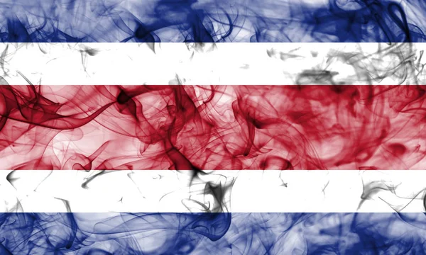 Flaga dymu Kostaryki — Zdjęcie stockowe